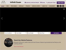 Tablet Screenshot of infinitiguam.com